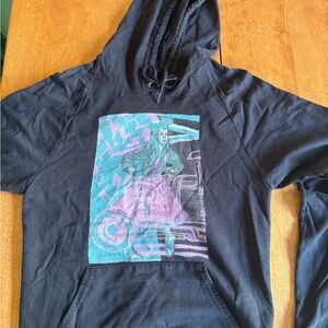 Black Hoodie with Graphic Print
